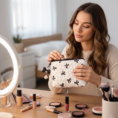 Trousse maquillage | Élégance Voyage - Beautybienetre.