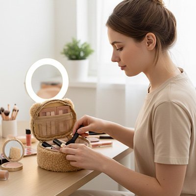 Trousse maquillage | Élégance Voyage - Beautybienetre.